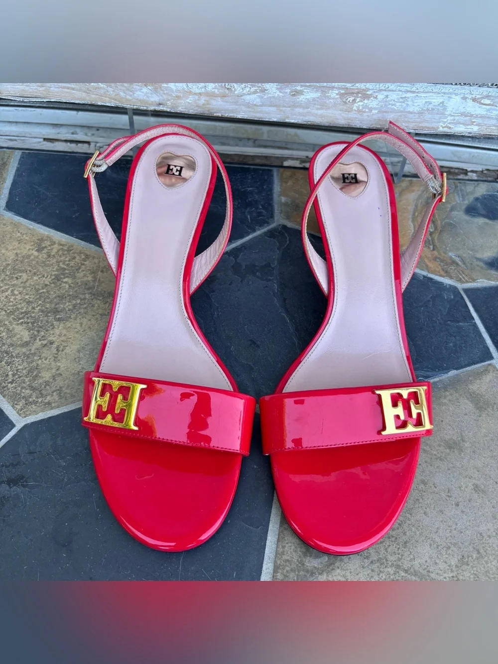 Escada Slingback Sandals